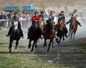 Mongolian Naadam Horse Racing